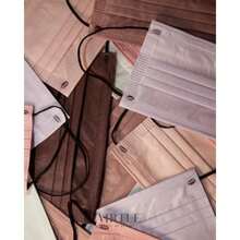 3-Ply Soft Facial Masks Disposable Comfortable Lightweight Daily Use - amor con café - Ver 4