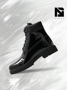Timberland 6" Premium Waterproof Patent Boots– Men's Lifestyle Sneakers – Shoes For Man -Vintage- Spring & Summer-Classic Color, Warm & Durable, Outdoor To Everyday Casual Wear - Mother's Day Gifts-Father's Day Gift –TB0A41MWEL6 - BLACK/BLACK - 查看 1