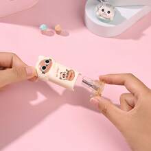 1个迷你猫形削笔器，毛球小镇系列手动削笔器，猫狗造型迷你削笔器，多功能削笔器，新款创意亚克力削笔器，文具礼品，美术用品 - 彩色 - 查看 8