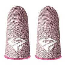 Pair For  Mobile Games Gaming Finger Sleeve Breathable Fingertips Sweatproof Fingertip For Mobile Cove Slip,Finger Sleeves Gaming Accessories (Pink) - Pink - View 1
