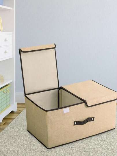 Caja Organizadora Plegable Doble para Almacenaje Ropero Juguetes