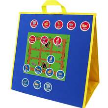 Quixorblex 17 Pcs Animal Cognitive Battle Board Game Chess Set, Animal Strategy Display Board Set, Hook & Loop Teaching Display Aids , Classroom Demonstration & Presentation Supplies - Multicolor - View 12