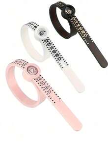 1pc Adjustable Ring Sizer Measuring Tool - Soft & Comfortable Jewelry Measuring Tape, Easy & Accurate Ring Size Measurement At Home (Ideal For Engagement & Wedding Rings), Affordable, Travel Essential, Home Decor, Valentine's Gift, Practical, Room Decoration, Holiday Essential, Gift For Her, Ring Size Measurer, Reusable Ring Sizer - Multicolor - View 8