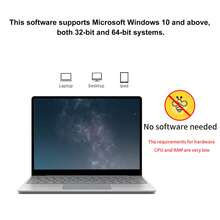 Fingerprint Reader, USB Biometric Fingerprint Scanner Portable Windows Hello for Computer PC Laptop - Lector de huellas dactilares - Ver 7