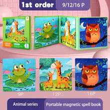 Magnetic Puzzle Book, Educational Toy, Suitable For Children 3+ Years Old - Book 221-230 - View 13