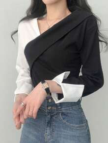 Women Blouses & Shirts - Black - View 6