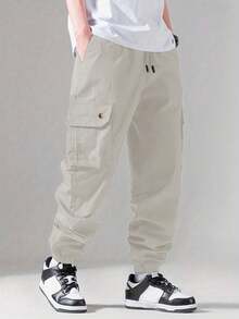 Shendy Vendy Men Sweatpants - 香檳色 - 查看 3