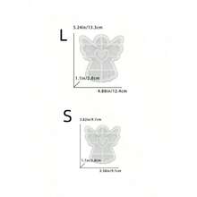 DIY Angel Scented Candle Silicone Mold, 3D Angel Statue Plaster Mold With Wings And Dress, Cute Angel Mold - White - View 4