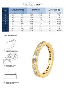 Women's Gold-Plated Hollow Cubic Zirconia Ring, Romantic & Elegant Design, Perfect Gift For Girlfriend On Date/Anniversary - Gold - View 4