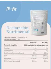 B-FIT B - Myo y D-Chiro Inositol Fórmula 40:1 - Suministro para 3 Meses 90 Servicios - Alta Biodisponibilidad - Sin Aditivos - 100% Puro - Blanco - Ver 3
