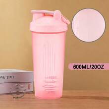 600ml/20oz Shaker Protein Bottle Powder Shake Cup Initials A To Z Pattern Water Bottle Plastic Mixing Cup Body Building Exercise Bottle Cup ON Fitness Cup Large-Capacity Plastic Cup - Letter - View 5