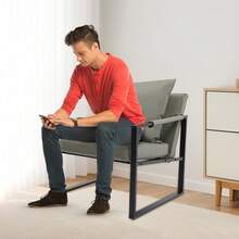 Chaise Longue - Grigio - Visualizzare 4