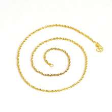 Vietnamese Gold-Plated Women's Necklace, Water Wave Chain,  Chain, O-Chain, Box Chain, Electroplated Gold Chain - O-chain - View 4