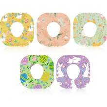 10uds Parches Adhesivos para  G7, Estilo Pascua Transpirables Impermeables Compatibles con  G7 (5 Estilos) - 10 - Ver 2