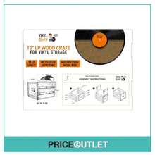 Vinyl Buddy Wood LP Crate - Multicolor - View 2