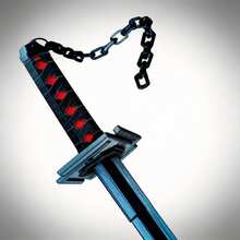 Espada coleccionable de anime retractil - Negro y Rojo - Ver 1