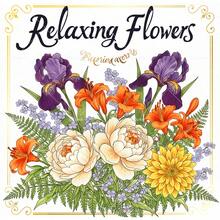 GDTME Relax con i fiori: Libro da colorare per adulti e bambini con motivi semplici e audaci, libro da pittura delizioso, regalo perfetto per Pasqua, Ramadan, San Valentino, feste di Natale, Ognissanti e compleanni - Colorazione di bellissime scene floreali per il relax: adatto per amici che amano colorare e per il ritorno a scuola (spazio di colorazione confortevole) - Bellissimo - Visualizzare 8
