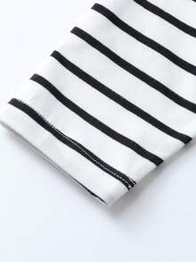 Annil 新款春季圆领长袖针织衫，男女童款 - 黑色 - 查看 5