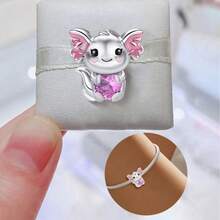 1个镀银可爱吊坠球，适合女性DIY手链饰品 - 抱愛心 - 查看 7