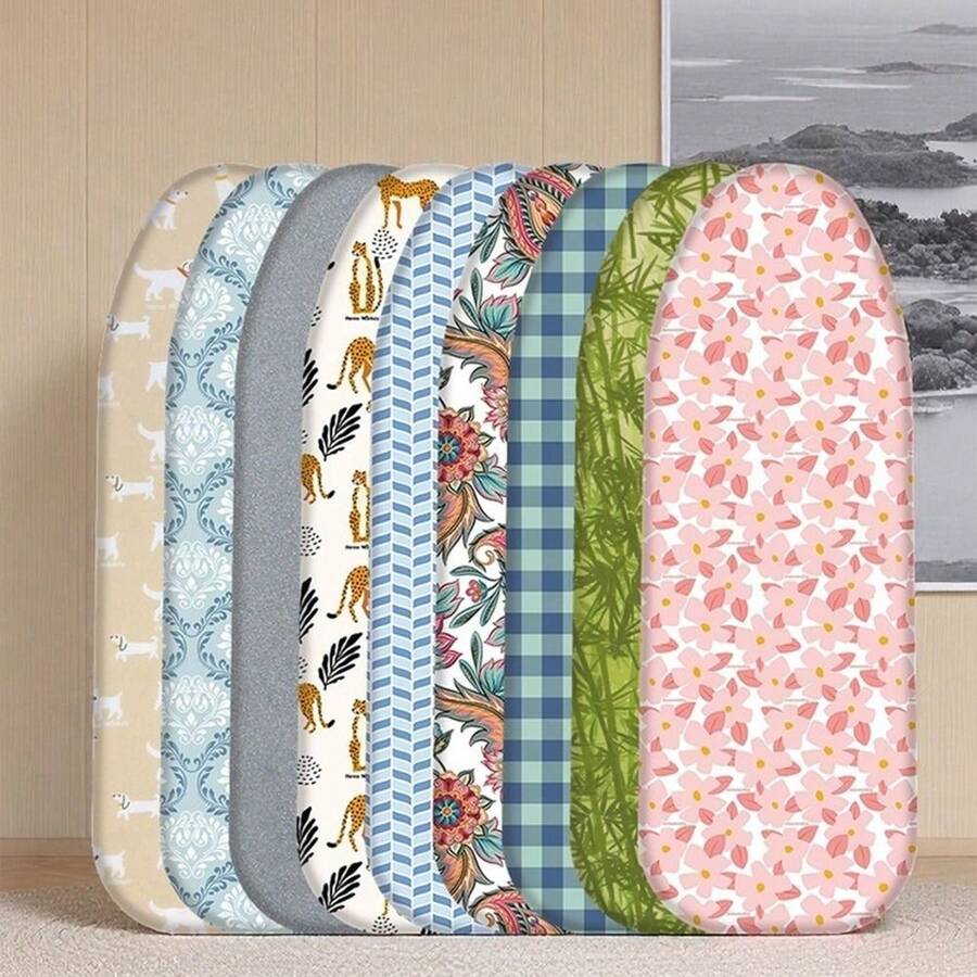 Tấm phủ bàn ủi họa tiết hoa mới, dày dặn, chịu nhiệt, chống bám bẩn, co giãn, chắn nhiệt cho bàn ủi, quà tặng Ngày của Mẹ, trang trí phòng ngủ, sân vườn, trang trí nhà bếp, mùa hè, bãi biển, đồ dùng du lịch, trang trí phòng, mềm mại, tốt nghiệp. - Nhiều màu - Xem 1