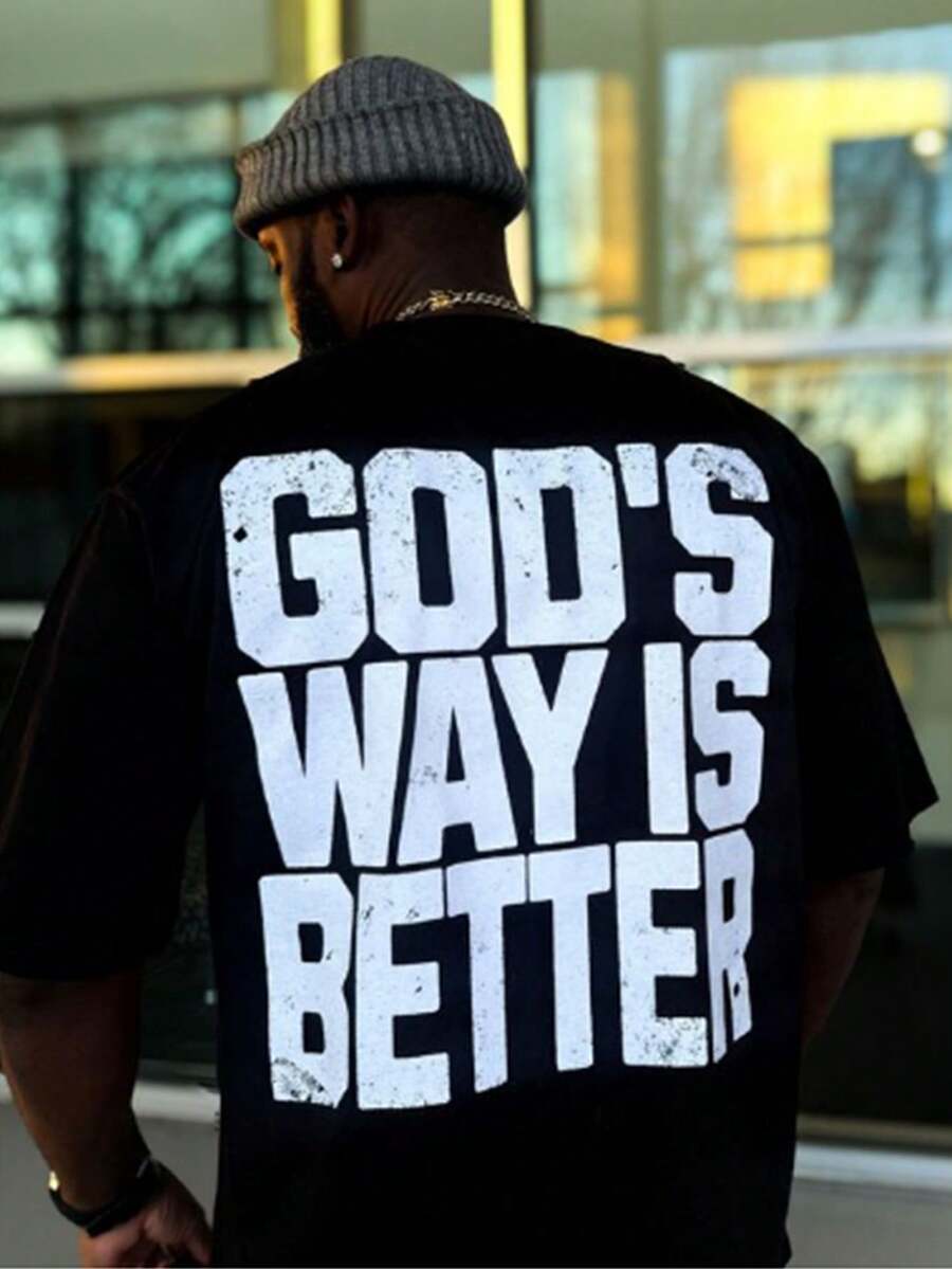 Men Outdoor Tees & Tanks - Black - View 1