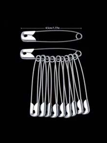 50 Pcs Gold/Silver Safety Pins Metal Clothing Label Belt Pins Sewing Accessory Set - Pin - View 5