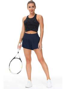 Women Shorts - Navy Blue - View 7