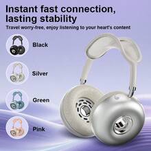 无线蓝牙耳机，蓝牙5.4，封闭式设计，可调节头带，内置麦克风 - 彩色 - 查看 1