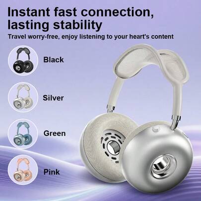 无线蓝牙耳机，蓝牙5.4，封闭式设计，可调节头带，内置麦克风