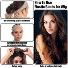 3pcs Velvet Wig Caps, Breathable Non-Slip Adjustable Wig Liner, Suitable For Wig Stand And Model Display - Multicolor - View 7