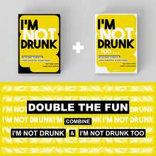 KAWAII KOI I'm Not Drunk - 21st Birthday Gift & Bachelorette Party Game, 55 Cards - Hilarious Drinking Card Game To Liven Up The Party! - Yellow - View 12