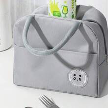 Hand Bag.Clutch Purse For Women.Lunch Bags For Woman.  New Fashionable Large Capacity Lunch Tote Bag, Leak Proof And Stain Resistant Portable Dining Cart, Classic Insulated Bag, Hand-Held Tote Bag, Mommy Bag, Commuting Tote Bag, Daily Fitness Lunch Bag, Picnic Bag, Waterproof And Insulated Crossbody Bag, School Supplies Bag - 藏蓝色 - 查看 4