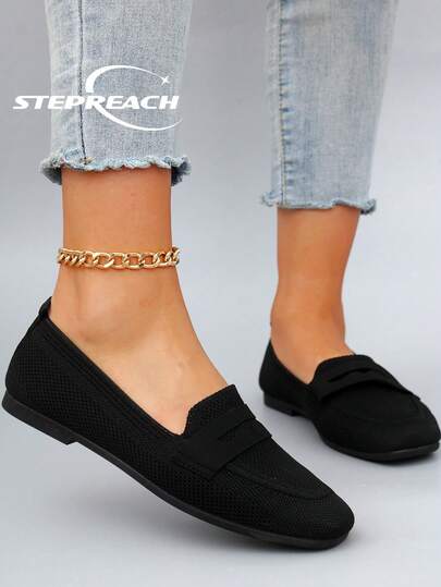 STEPREACH New Women's Casual Sports Shoes, Mesh Breathable Comfortable Lightweight Non-Slip Slip-On Driving Shoes