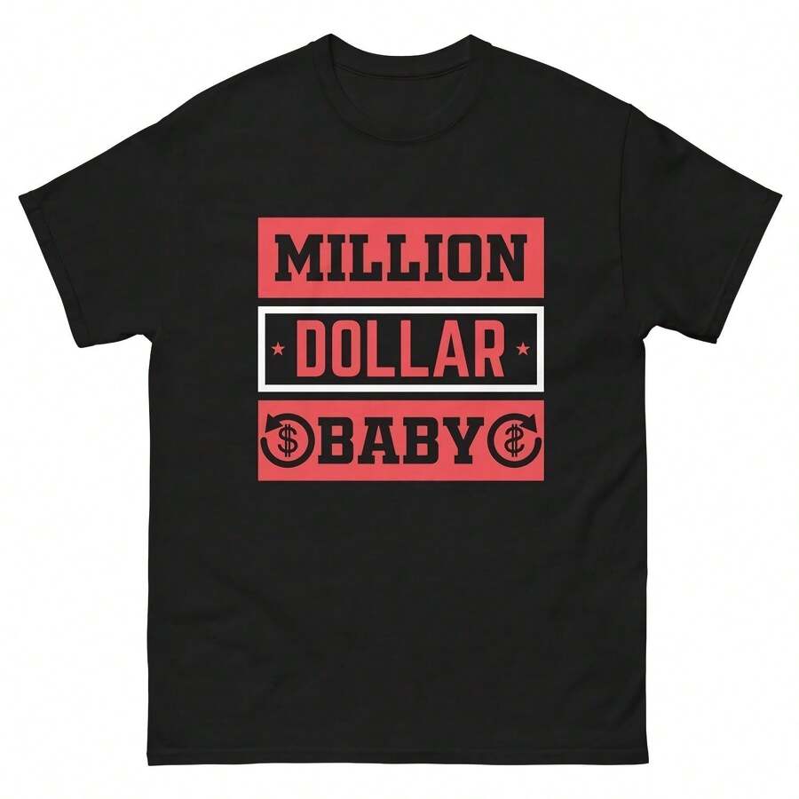 Camiseta de un millón de dólares, camiseta original y elegante, regalo. - Negro 4 - Ver 1