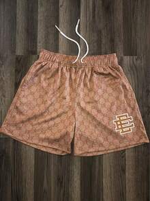 These Digitally Printed Casual Sports Shorts, Featuring Fun Patterns, Are The Perfect Choice For Creating A Street Style Look. - 彩色 - 查看 1