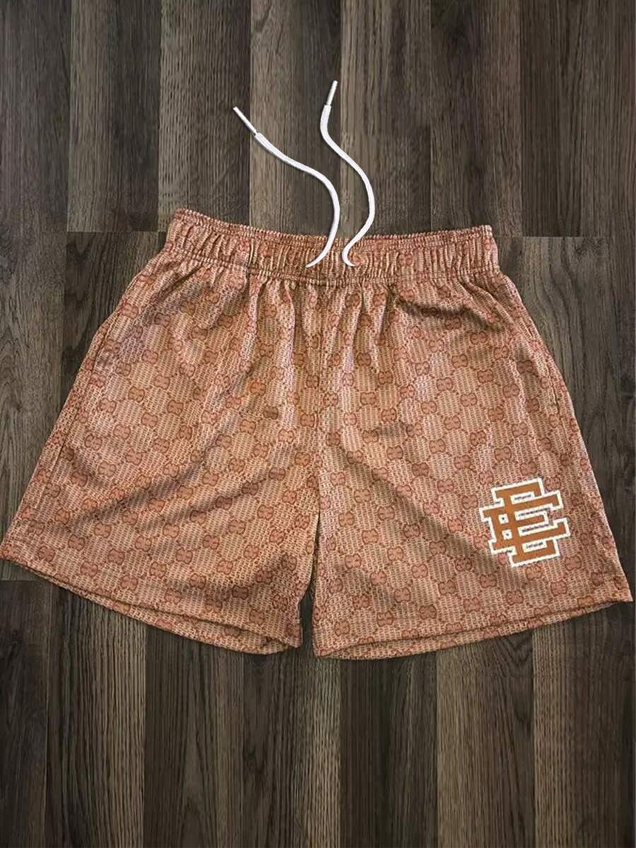 These Digitally Printed Casual Sports Shorts, Featuring Fun Patterns, Are The Perfect Choice For Creating A Street Style Look. - 彩色 - 查看 1