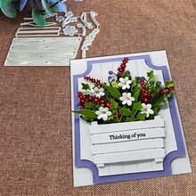 Creative Flower And Flower Pot Dies, DIY Scrapbooking Album And Embossing Stencil, Greeting Card Making Tool, Card Paper Cutting Crafts ,Gift Card Making Template Die Cuts. - Silver - View 4