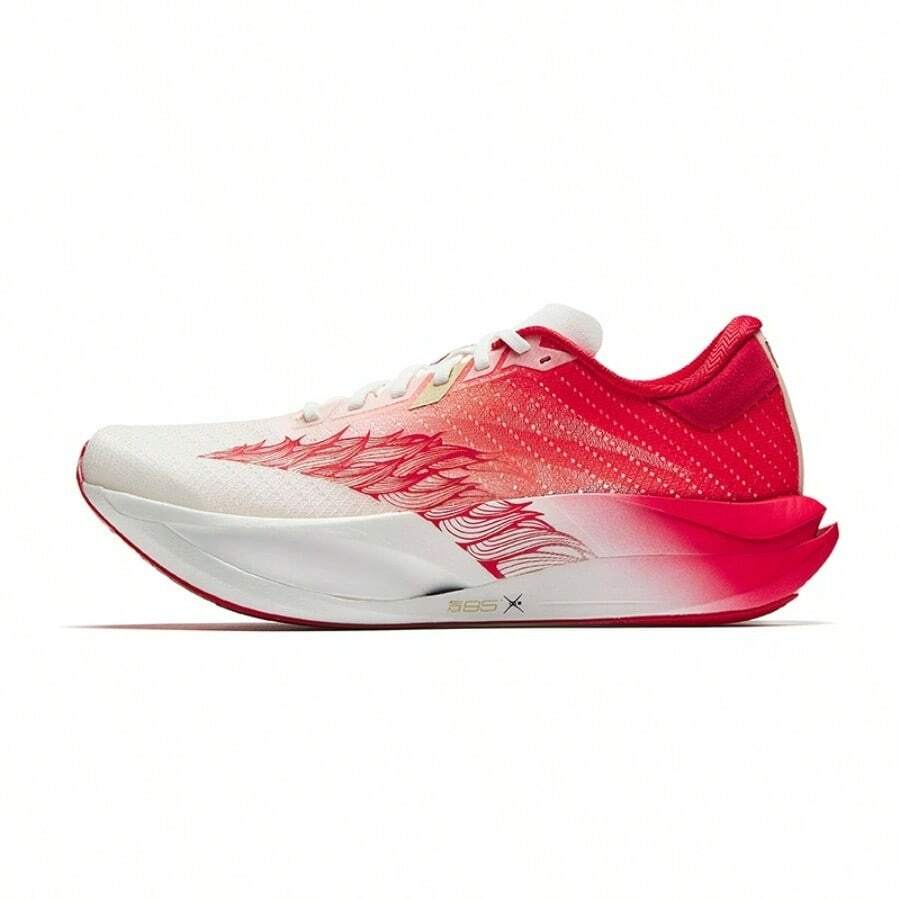 ANTA Men C202 7 Running Shoes Professional Marathon Carbon Plate Running Shoes 112615575 - White/Red/Pink-1 - View 1