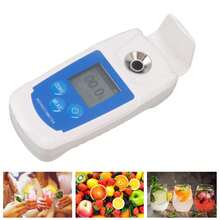 0‑55% Digital Refractometer High Accuracy Sugar Tester Meter for Beverage Drinks Sugar Content Measuring - Azul - Ver 9