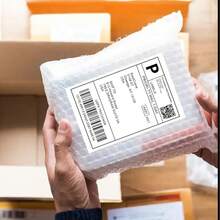 THERMAL LABELS 100x150 mm Perforation White 500 pcs, printer label, e- tickets 500 pcs. White Courier Self Adhesive, self-Adhesive Labels Direct Thermal Labels for Shipping Address bars Laels - 1PC - 查看 2