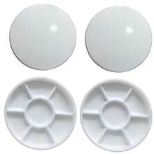 Paletă de acuarelă de înaltă calitate, asemănătoare ceramicii albe, cu capac, compartimente multiple pentru amestecarea convenabilă a culorilor, potrivită pentru artiști și studenți - o marime - Vizualizare 19