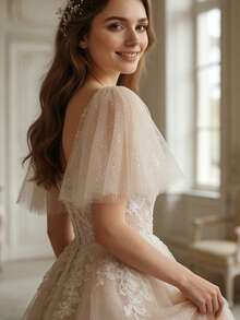 2件套优雅闪亮女士披肩，适合搭配连衣裙、正式场合和派对，时尚斗篷 - 彩色 - 查看 12