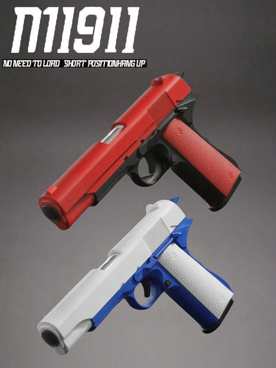 1 Manual Loading Soft Bullet Gun, Simulated Soft Bullet Toy Gun, Toy Shotgun, Toy Pistol, Soft Bullets, Random Color Accessories
