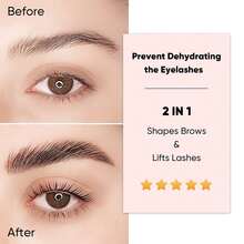 3pcs Lash Lift Rods & Paste Adhesive Kit, Solid Water-Soluble Cream Glue For Eyelash Perm And Brow Lamination, Strong Hold & Fast Drying, Mild Scent, Easy To Apply DIY Tools - Hot Pink - View 10