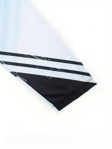 Camiseta Manga Larga 05 Hombre Estampado Secado Rápido Transpirable Motociclismo Ciclismo - Azul - Ver 5