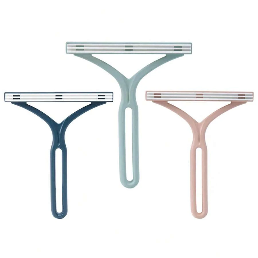 Ensemble de 3 nettoyeurs de peluches – Nettoyeur de peluches portable pour vêtements, canapés, couvertures, arbres à chat et tapis de voiture - kit d'épilation manuelle en 3 pièces - Voir 1