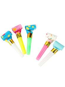 10/20/100pcs Colorful Dragon Whistle, Birthday Party Entertaining Toy, Children's Blowing Toy, Party Atmosphere Prop, Suitable For Gatherings, Team Building, Classmate Parties, Weddings, Grand Openings, Annual Meetings, Adds Lively Atmosphere And Interactive Games - Multicolor - View 9