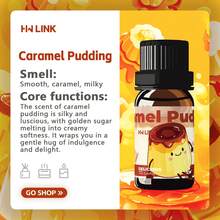 HWLINK 10ml焦糖布丁精油,節日禮物,適用於芳香療法蠟燭製作、加濕器/擴香器、家居用品,女性禮物 - Caramel Pudding - 查看 5