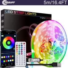 NBBUFF 3ft-65ft RGB LED Strip Lights, Controlled By Mobile App And 44-Key Remote, Music Sync, Timing, Dimmable, Easy Installation. Suitable For Kids Room Decor, Holiday Celebration Lighting, And Home Wall Decoration. - Multicolor - View 14