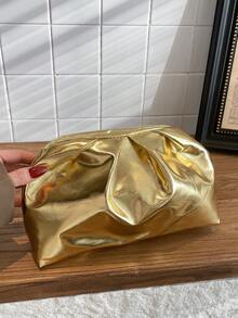 Elegant And Exquisite Light Luxury High-End Handbag 2026 New Model Retro Versatile Style Handbag For Women - Gold - View 4